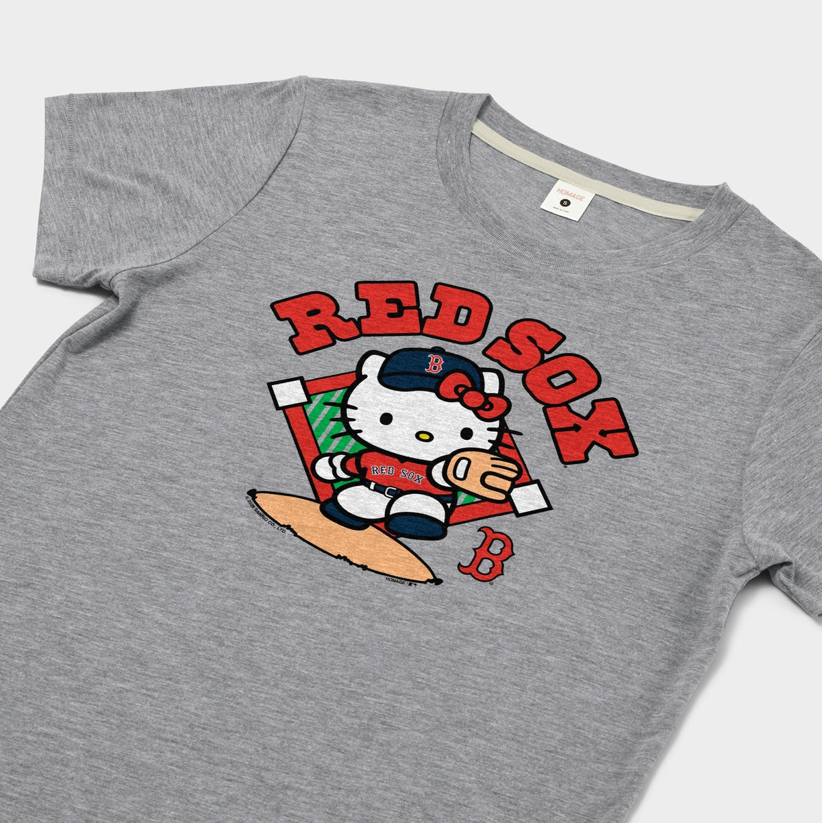 Hello Kitty x Boston Red Sox Throw Tee (Womens) Apparel HOMAGE