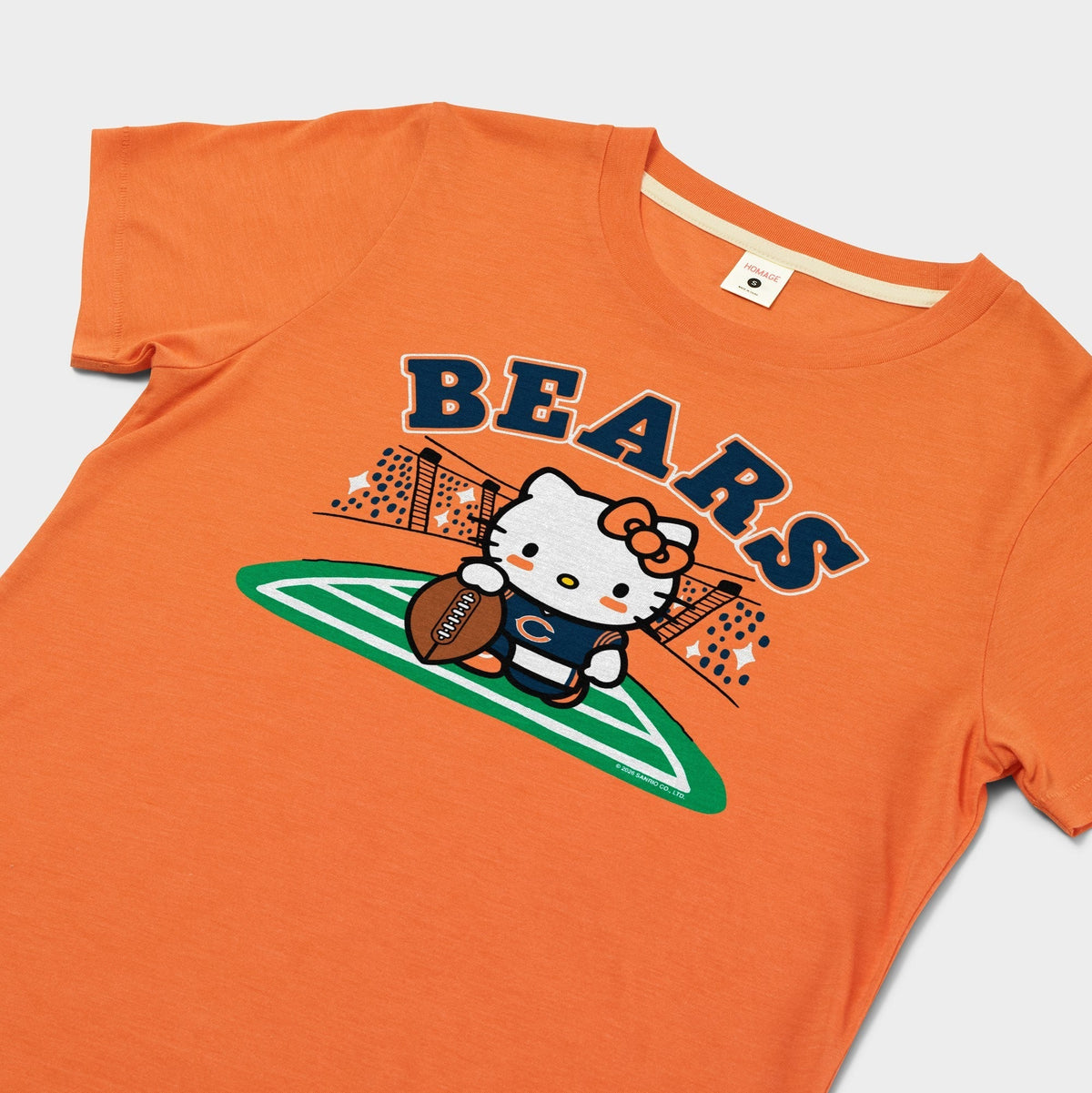 Hello Kitty x Chicago Bears Holder Tee (Womens) Apparel HOMAGE
