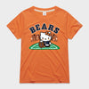 Hello Kitty x Chicago Bears Holder Tee (Womens) Apparel HOMAGE Orange XS