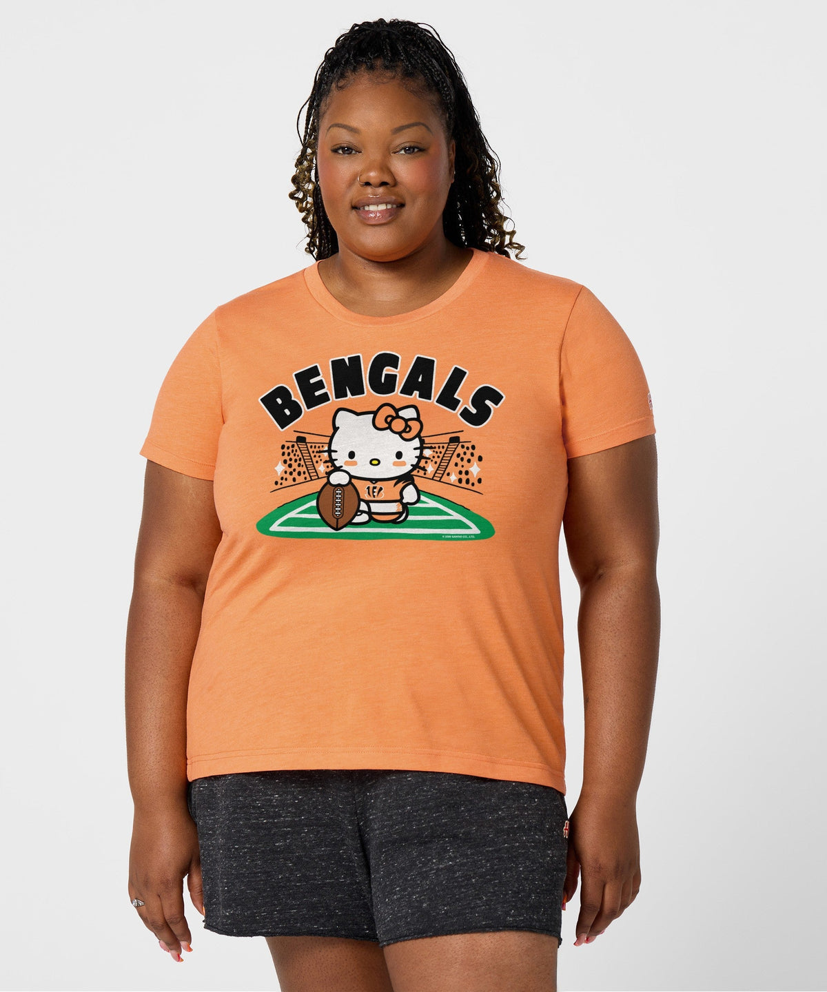 Hello Kitty x Cincinnati Bengals Holder Tee (Womens) Apparel HOMAGE