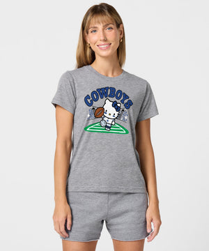 Hello Kitty x Dallas Cowboys Touchdown Tee (Womens) Apparel HOMAGE