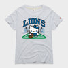 Hello Kitty x Detroit Lions Snap Tee (Womens) Apparel HOMAGE Ash XS