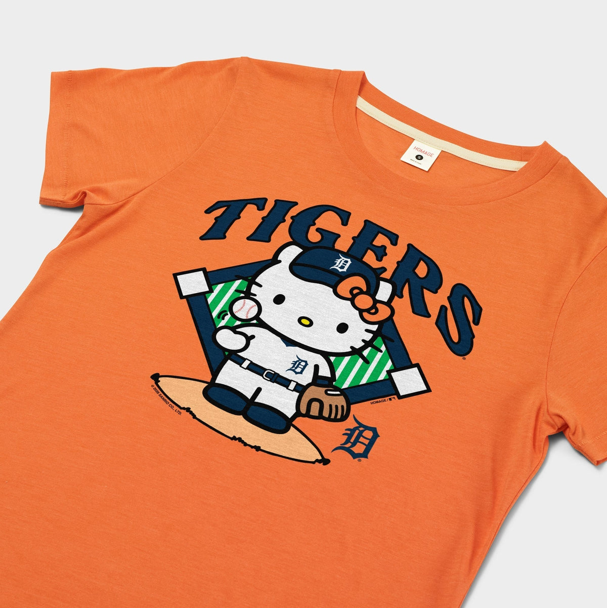 Hello Kitty x Detroit Tigers Toss Tee (Womens) Apparel HOMAGE