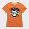 Hello Kitty x Detroit Tigers Toss Tee (Womens) Apparel HOMAGE Orange XS