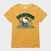 Hello Kitty x Green Bay Packers Football Tee (Womens) Apparel HOMAGE Gold XS