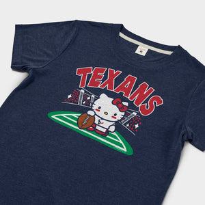 Hello Kitty x Houston Texans Holder Tee (Womens) Apparel HOMAGE