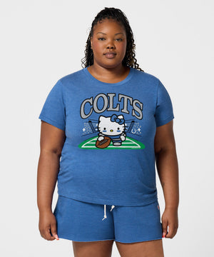 Hello Kitty x Indianapolis Colts Snap Tee (Womens) Apparel HOMAGE