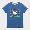 Hello Kitty x Indianapolis Colts Snap Tee (Womens) Apparel HOMAGE Royal Blue XS