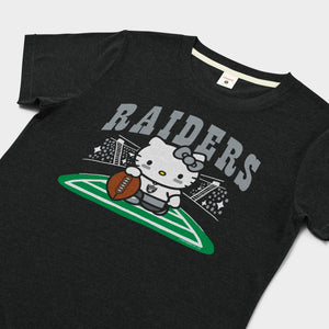 Hello Kitty x Las Vegas Raiders Holder Tee (Womens) Apparel HOMAGE
