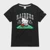 Hello Kitty x Las Vegas Raiders Holder Tee (Womens) Apparel HOMAGE Charcoal XS