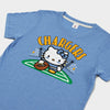 Hello Kitty x Los Angeles Chargers Snap Tee (Womens) Apparel HOMAGE