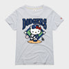 Hello Kitty x Los Angeles Dodgers Pitch Tee (Womens) Apparel HOMAGE Ash XS