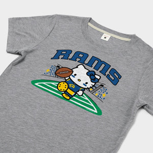 Hello Kitty x Los Angeles Rams Touchdown Tee (Womens) Apparel HOMAGE