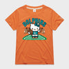 Hello Kitty x Miami Dolphins Football Tee (Womens) Apparel HOMAGE Orange XS