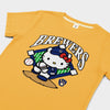 Hello Kitty x Milwaukee Brewers Pitch Tee (Womens) Apparel HOMAGE