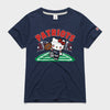 Hello Kitty x New England Patriots Touchdown Tee (Womens) Apparel HOMAGE Navy XS