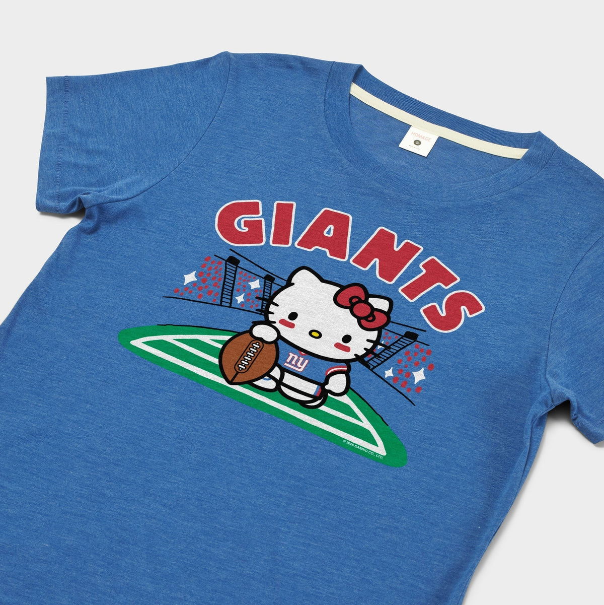 Hello Kitty x New York Giants Holder Tee (Womens) Apparel HOMAGE