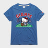 Hello Kitty x New York Giants Holder Tee (Womens) Apparel HOMAGE Royal Blue XS