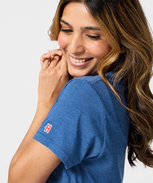 Hello Kitty x New York Mets Throw Tee (Womens) Apparel HOMAGE