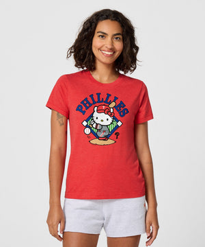 Hello Kitty x Philadelphia Phillies Swing Tee (Womens) Apparel HOMAGE