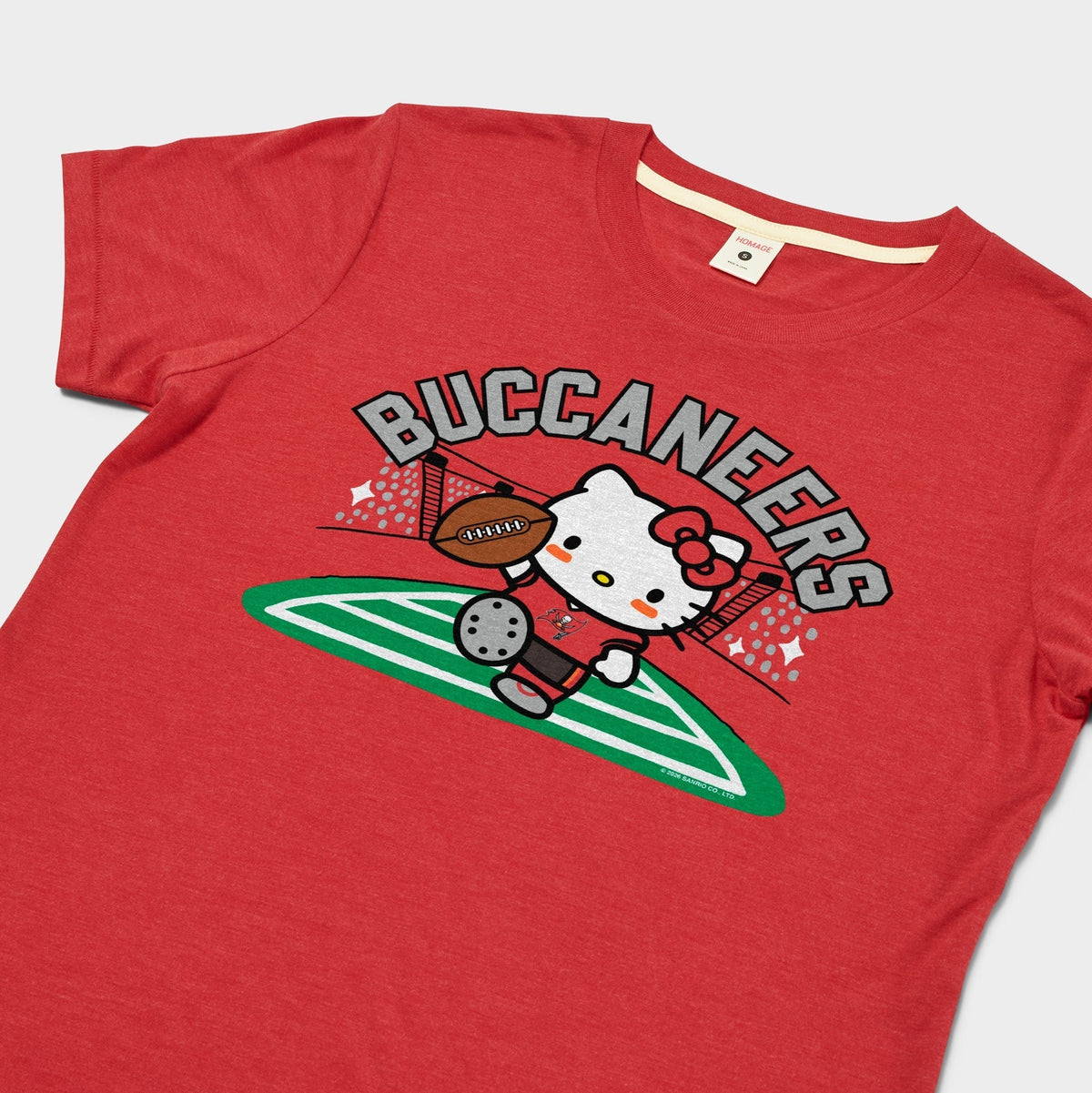 Hello Kitty x Tampa Bay Buccaneers Touchdown Tee (Womens) Apparel HOMAGE