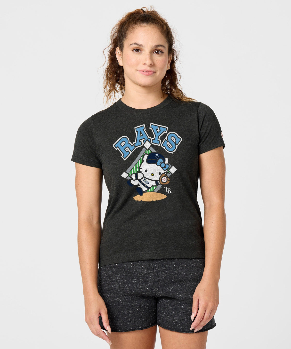 Hello Kitty x Tampa Bay Rays Catch Tee (Womens) Apparel HOMAGE