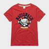 Hello Kitty x Washington Nationals Throw Tee (Womens) Apparel HOMAGE Red XS