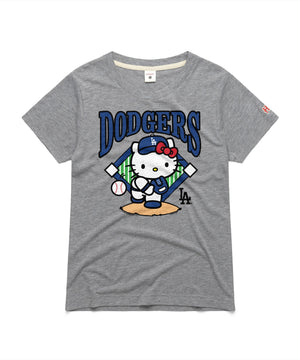 Hello Kitty x Los Angeles Dodgers First Pitch Tee (Womens) Apparel Homage LLC