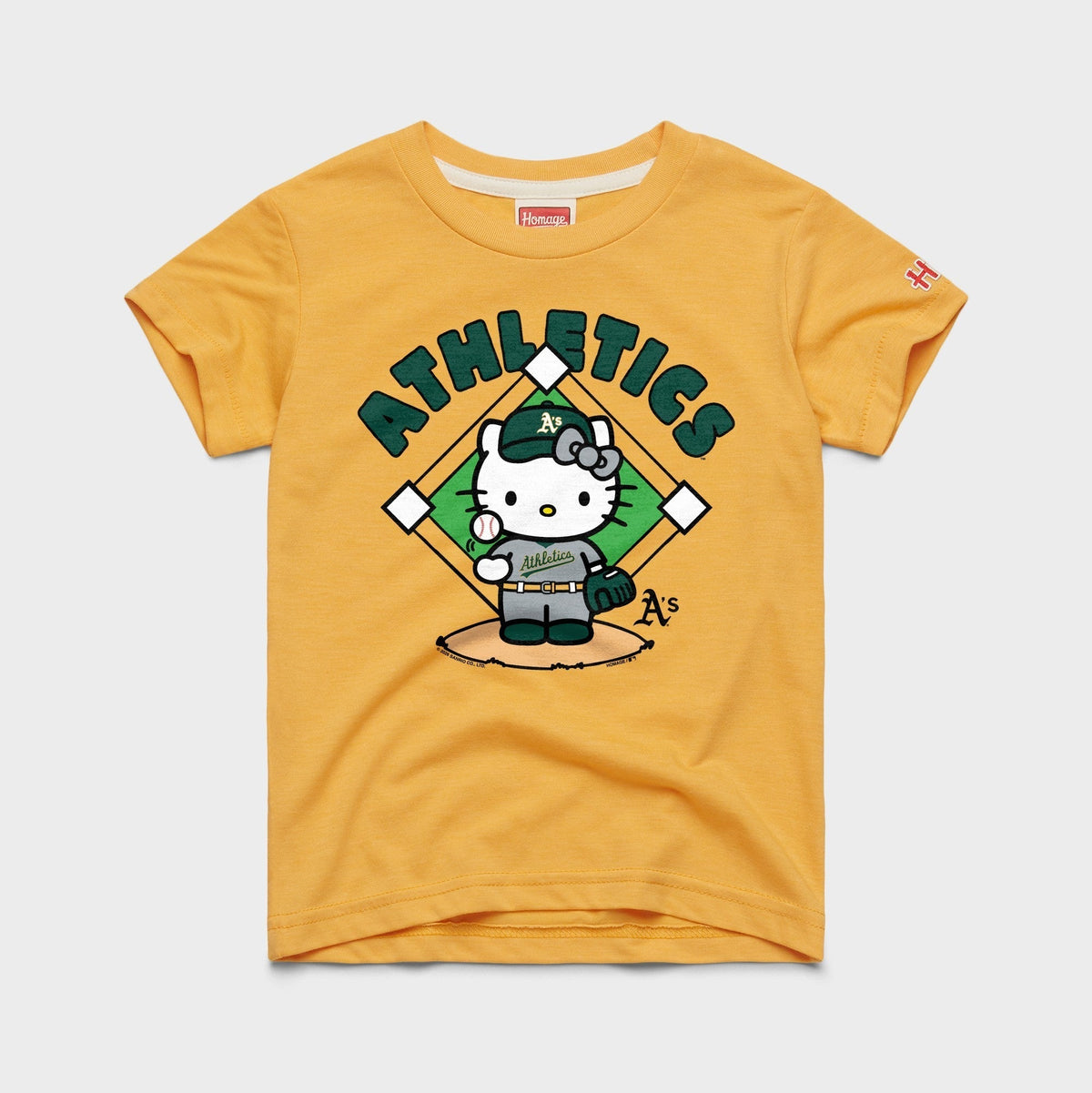 Hello Kitty x Athletics Toss Tee (Youth) Apparel HOMAGE Gold Y2