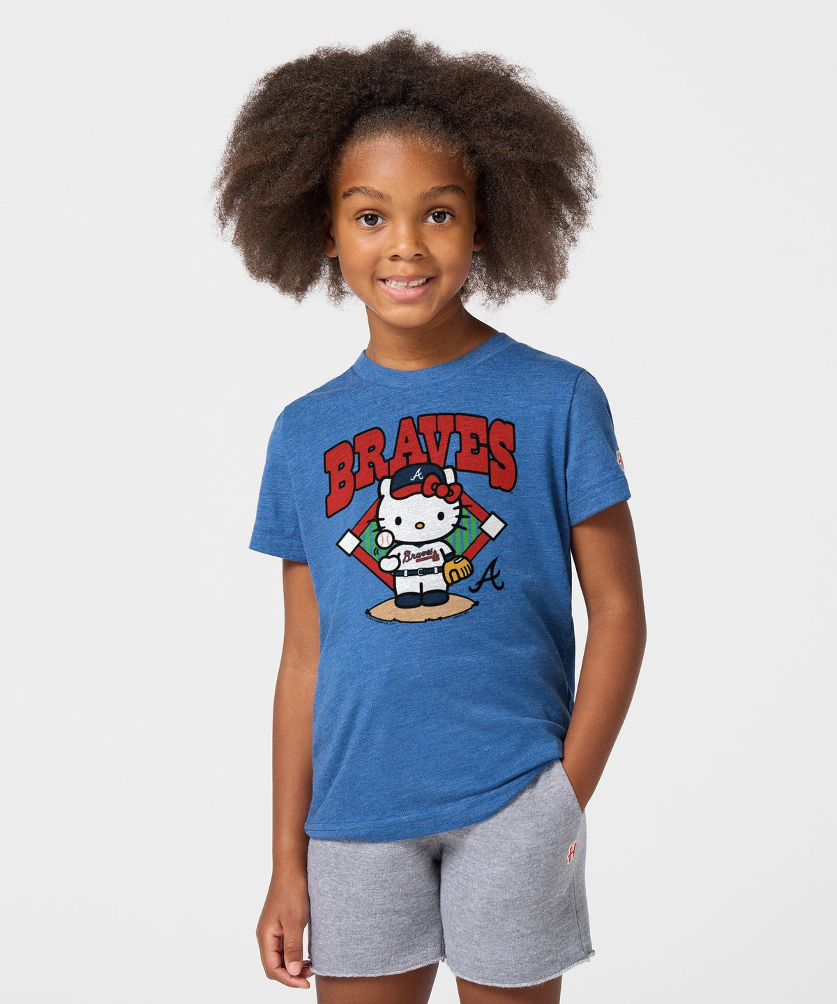 Hello Kitty x Atlanta Braves Toss Tee (Youth) Apparel HOMAGE