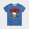 Hello Kitty x Atlanta Braves Toss Tee (Youth) Apparel HOMAGE Royal Blue Y2