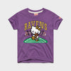 Hello Kitty x Baltimore Ravens Rush Tee (Youth) Apparel HOMAGE Royal Purple Y2