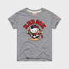 Hello Kitty x Boston Red Sox Throw Tee (Youth) Apparel HOMAGE Grey Y2