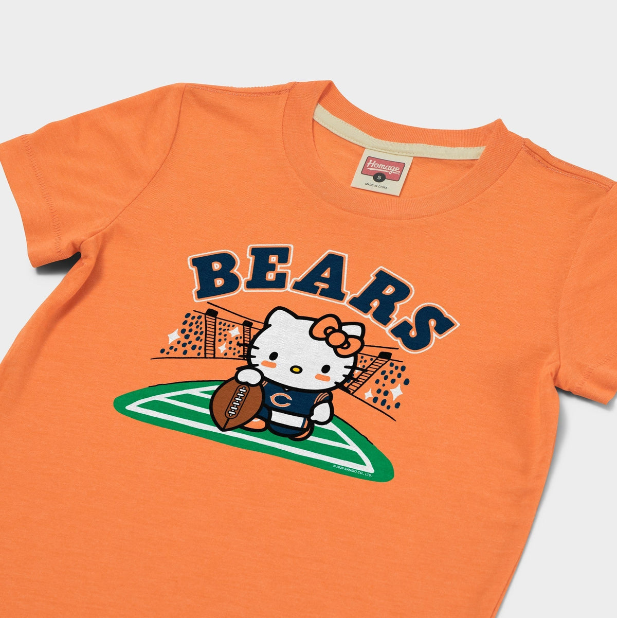 Hello Kitty x Chicago Bears Holder Tee (Youth) Apparel HOMAGE