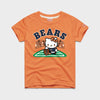 Hello Kitty x Chicago Bears Holder Tee (Youth) Apparel HOMAGE Orange Y2