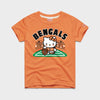 Hello Kitty x Cincinnati Bengals Holder Tee (Youth) Apparel HOMAGE Orange Y2