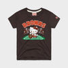 Hello Kitty x Cleveland Browns Holder Tee (Youth) Apparel HOMAGE Brown Y2