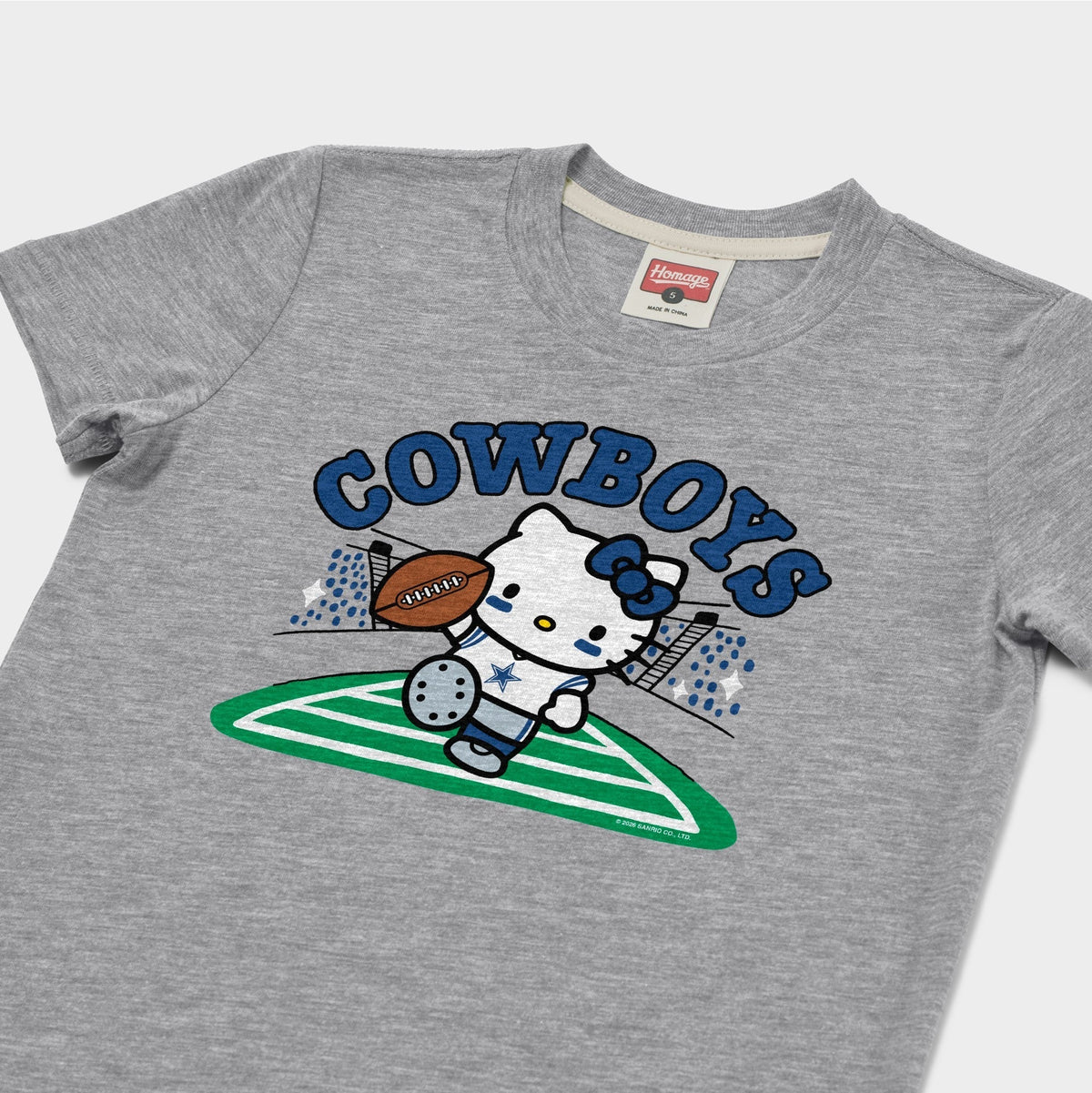Hello Kitty x Dallas Cowboys Touchdown Tee (Youth) Apparel HOMAGE