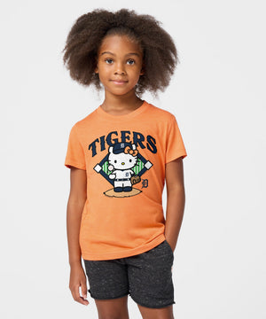 Hello Kitty x Detroit Tigers Toss Tee (Youth) Apparel HOMAGE