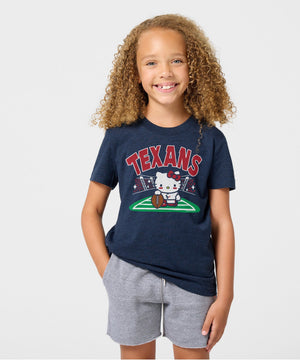 Hello Kitty x Houston Texans Holder Tee (Youth) Apparel HOMAGE