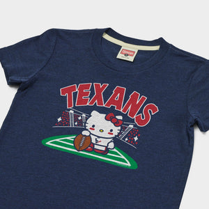 Hello Kitty x Houston Texans Holder Tee (Youth) Apparel HOMAGE