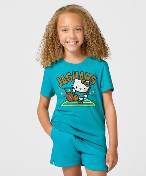 Hello Kitty x Jacksonville Jaguars Kickoff Tee (Youth) Apparel HOMAGE