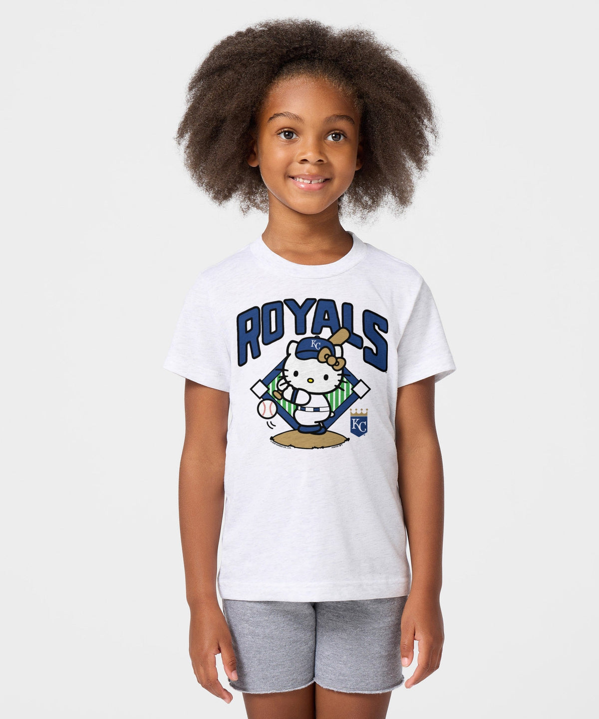 Hello Kitty x Kansas City Royals Swing Tee (Youth) Apparel HOMAGE