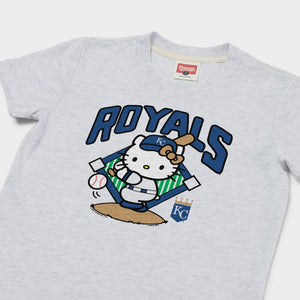 Hello Kitty x Kansas City Royals Swing Tee (Youth) Apparel HOMAGE