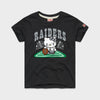 Hello Kitty x Las Vegas Raiders Holder Tee (Youth) Apparel HOMAGE Charcoal Y2
