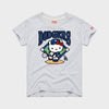 Hello Kitty x Los Angeles Dodgers Pitch Tee (Youth) Apparel HOMAGE Ash Y2