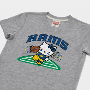Hello Kitty x Los Angeles Rams Touchdown Tee (Youth) Apparel HOMAGE