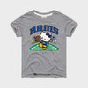 Hello Kitty x Los Angeles Rams Touchdown Tee (Youth) Apparel HOMAGE Grey Y2