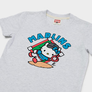 Hello Kitty x Miami Marlins Catch Tee (Youth) Apparel HOMAGE