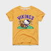 Hello Kitty x Minnesota Vikings Kickoff Tee (Youth) Apparel HOMAGE Gold Y2